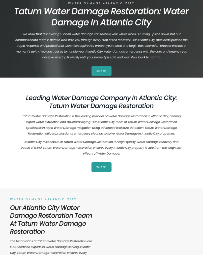 water damage restoration in Plandome, NY